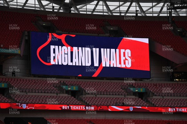 091025 - England v Wales -  International Friendly - A general view of the Wembley Stadium ahead of this evenings match