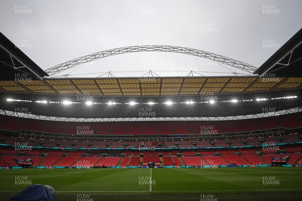 091025 - England v Wales -  International Friendly - A general view of the Wembley Stadium ahead of this evenings match