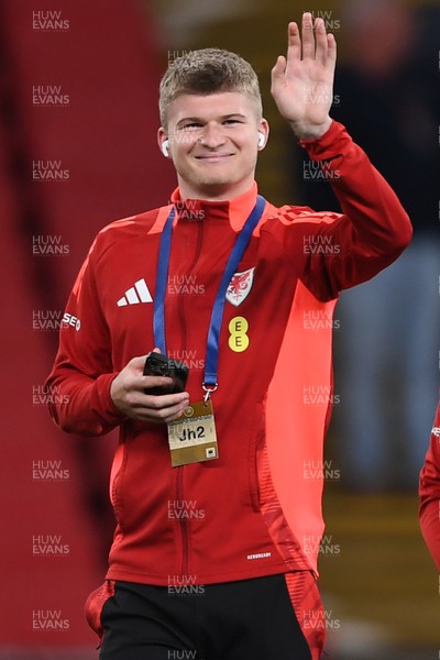 091025 - England v Wales -  International Friendly - Jordan James of Wales arrives at the stadium to take in their surroundings head of the match