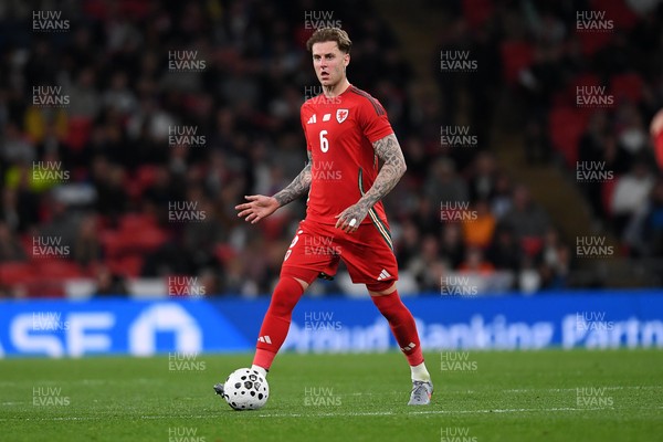 091025 - England v Wales - International Friendly - Joe Rodon of Wales