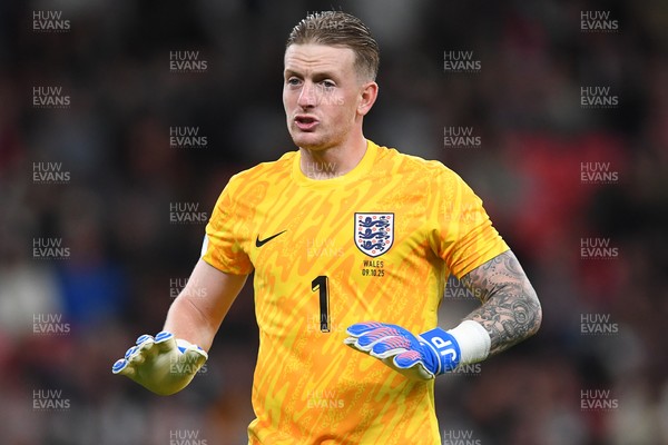 091025 - England v Wales - International Friendly - Jordan Pickford of England