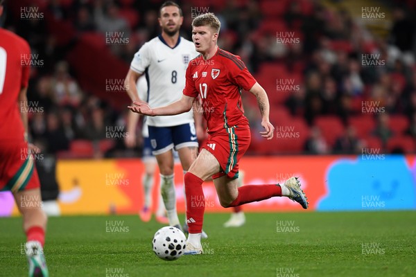 091025 - England v Wales - International Friendly - Jordan James of Wales