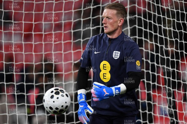 091025 - England v Wales - International Friendly - Jordan Pickford of England