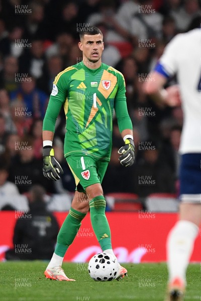 091025 - England v Wales - International Friendly - Karl Darlow of Wales
