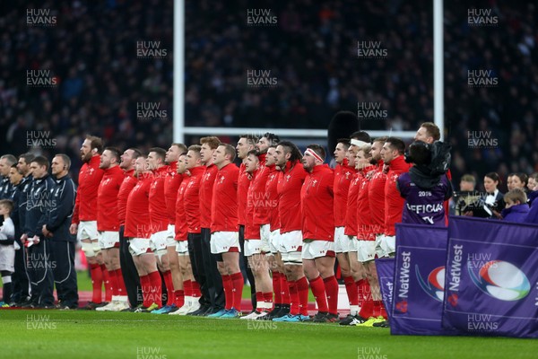 100218 - England v Wales - Natwest 6 Nations - Wales anthem