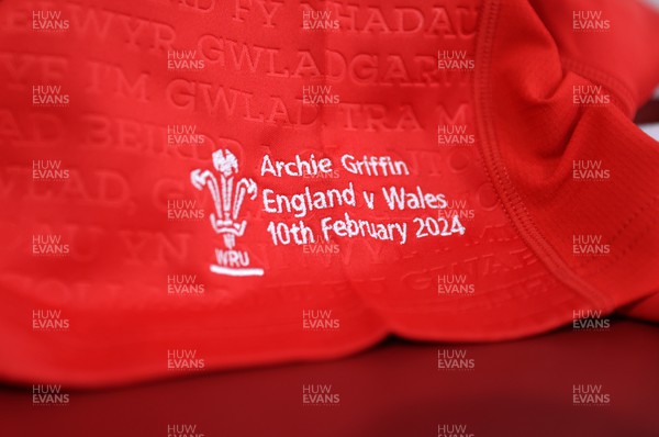 100224 - England v Wales - Guinness 6 Nations - Archie Griffin�s jersey before the match