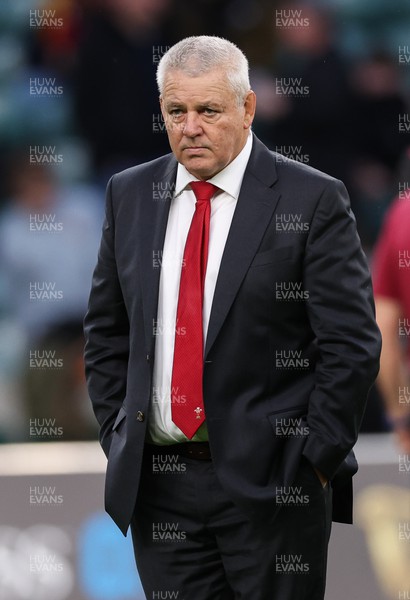 100224 - England v Wales, Guinness 6 Nations 2024 - Wales head coach Warren Gatland