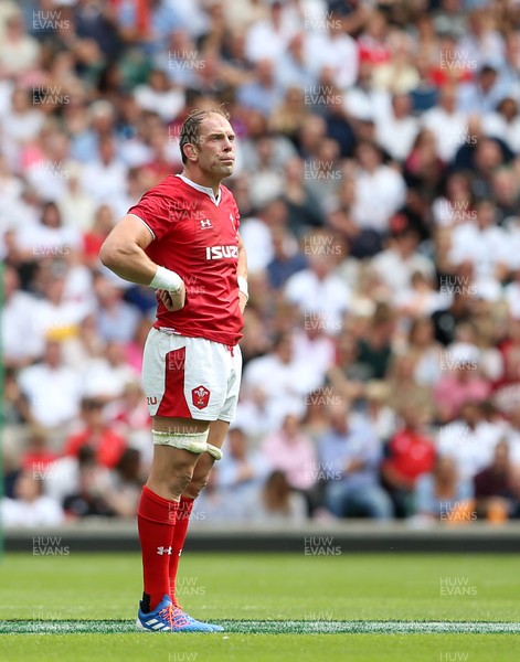 110819 - England v Wales - World Cup Warm Up - Quilter International - Alun Wyn Jones of Wales