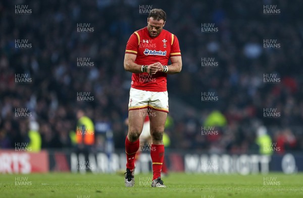 120316 - England v Wales - RBS 6 Nations - Dejected Jamie Roberts of Wales