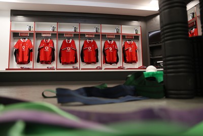 120823 - England v Wales - Summer Nations Series - Wales changing room before the game