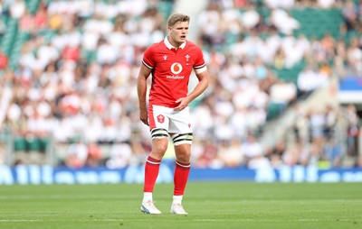 120823 - England v Wales - Summer Nations Series - Taine Plumtree of Wales 