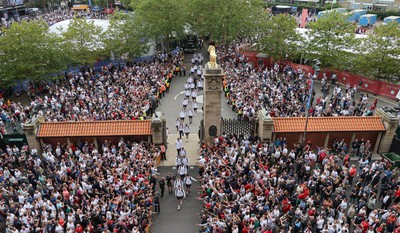 120823 - England v Wales, Summer Nations Series 2023 - The England team arrive at Twickenham ahead of the match