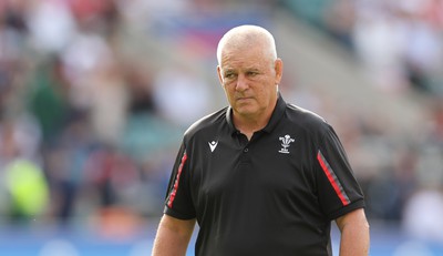 120823 - England v Wales, Summer Nations Series 2023 - Wales head coach Warren Gatland during warm up