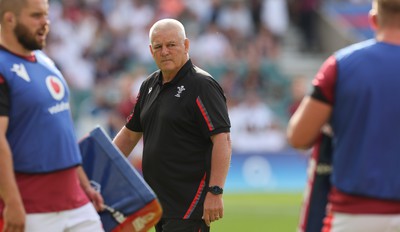 120823 - England v Wales, Summer Nations Series 2023 - Wales head coach Warren Gatland during warm up