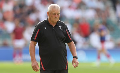 120823 - England v Wales, Summer Nations Series 2023 - Wales head coach Warren Gatland during warm up