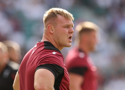 120823 - England v Wales, Summer Nations Series 2023 - Dewi Lake of Wales during warm up