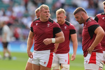 120823 - England v Wales, Summer Nations Series 2023 - Dewi Lake of Wales during warm up