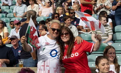 120823 - England v Wales, Summer Nations Series 2023 - Mixed loyalties ahead of England v Wales