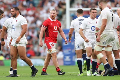 120823 - England v Wales, Summer Nations Series 2023 - Tommy Reffell of Wales