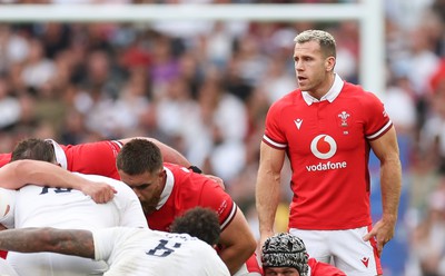 120823 - England v Wales, Summer Nations Series 2023 - Gareth Davies of Wales