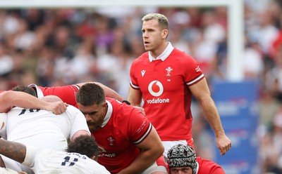 120823 - England v Wales, Summer Nations Series 2023 - Gareth Davies of Wales