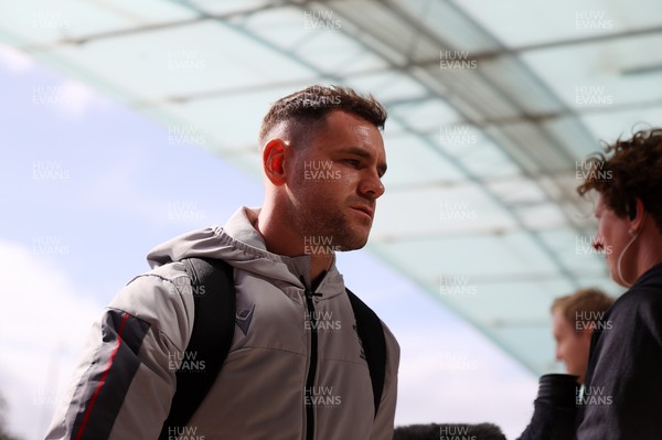 120823 - England v Wales - Summer Nations Series - Tomos Williams of Wales arrives at the stadium