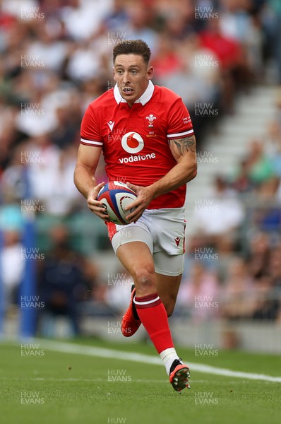 120823 - England v Wales - Summer Nations Series - Josh Adams of Wales 