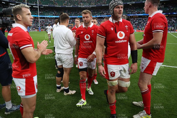 120823 - England v Wales - Summer Nations Series - Dan Biggar of Wales at full time