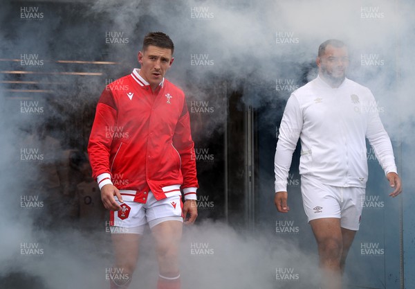 120823 - England v Wales - Summer Nations Series - Josh Adams of Wales walks out on his 50th cap