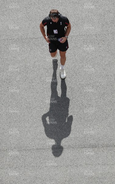 120823 - England v Wales, Summer Nations Series 2023 - Tom Rogers of Wales arrives at Twickenham ahead of the match