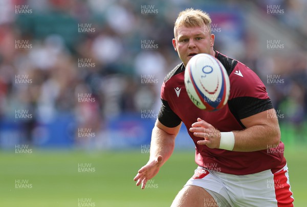 120823 - England v Wales, Summer Nations Series 2023 - Dewi Lake of Wales during warm up