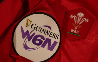 250426 - England v Wales, 2026 Guinness Women’s 6 Nations - Wales match jerseys hang in the changing room ahead of the match