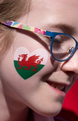 250426 - England v Wales, 2026 Guinness Women’s 6 Nations - Wales fans wait for the team to arrive