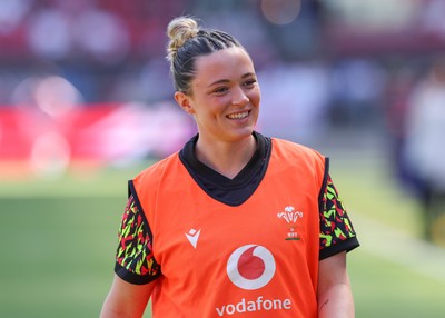 250426 - England v Wales, 2026 Guinness Women’s 6 Nations - Alisha Joyce of Wales during warm up