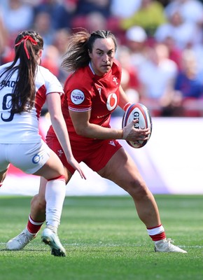 250426 - England v Wales, 2026 Guinness Women’s 6 Nations - Courtney Keight of Wales