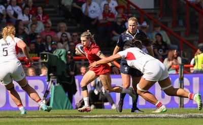 250426 - England v Wales, 2026 Guinness Women’s 6 Nations - Keira Bevan of Wales