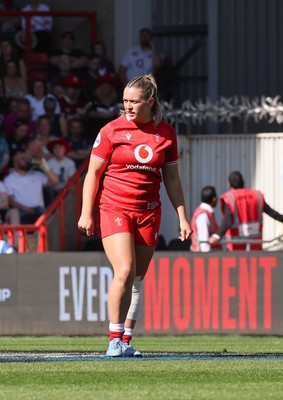 250426 - England v Wales, 2026 Guinness Women’s 6 Nations - Freya Bell of Wales on her debut 