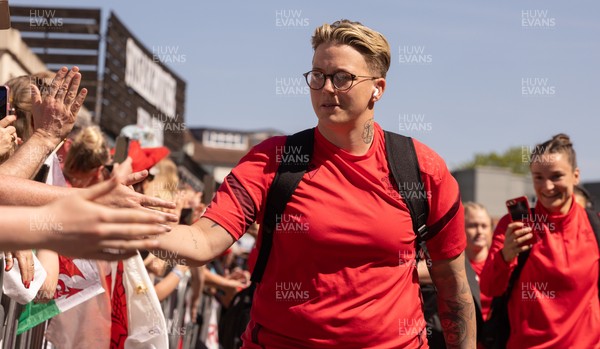 250426 - England v Wales, 2026 Guinness Women’s 6 Nations - Donna Rose of Wales as the Wales team arrive at Ashton Gate