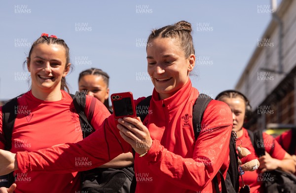 250426 - England v Wales, 2026 Guinness Women’s 6 Nations - Jasmine Joyce of Wales as the Wales team arrive at Ashton Gate