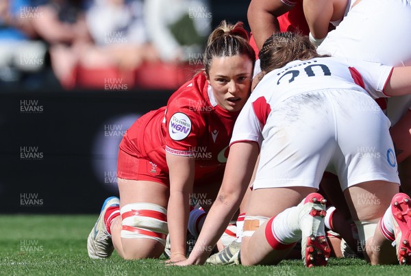 250426 - England v Wales, 2026 Guinness Women’s 6 Nations - Alisha Joyce of Wales