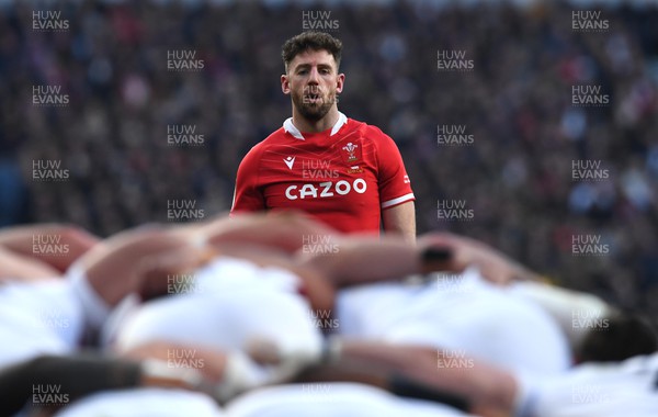 260222 - England v Wales - Guinness Six Nations 2022 - Alex Cuthbert of Wales