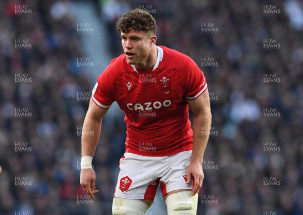 260222 - England v Wales - Guinness Six Nations 2022 - Will Rowlands of Wales