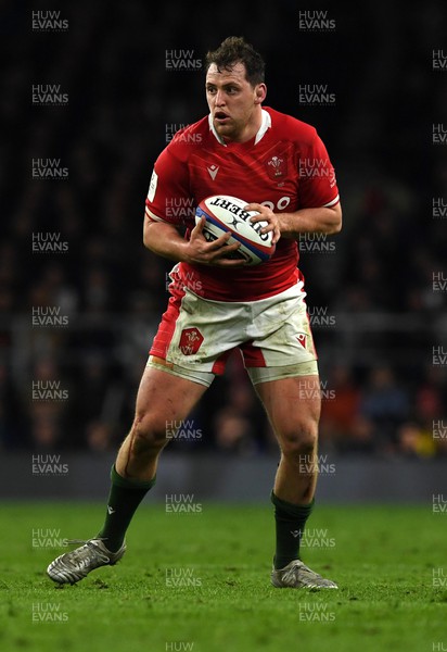 260222 - England v Wales - Guinness Six Nations 2022 - Ryan Elias of Wales