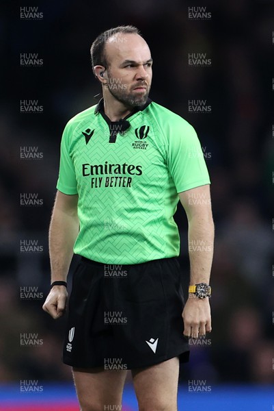260222 - England v Wales - Guinness 6 Nations - Referee Mike Adamson
