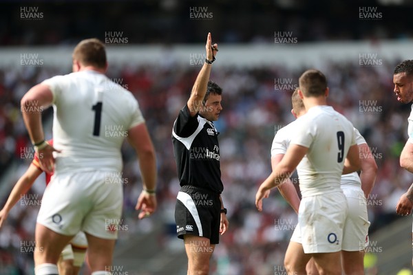 290516 - England v Wales - Old Mutual Wealth Cup - Referee Marius Mitrea