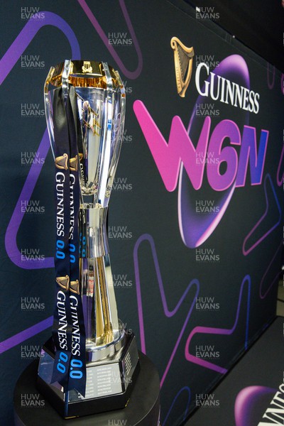 300324 - England v Wales, Guinness Women’s 6 Nations -  The Gunnies Women’s 6 Nation Championship trophy