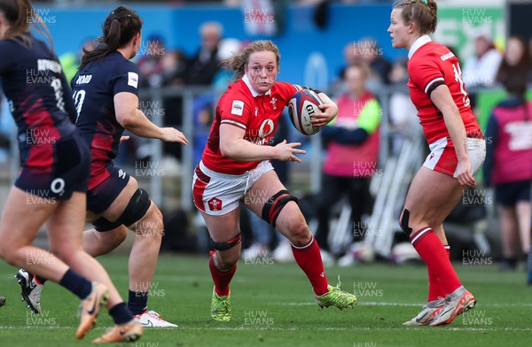 300324 - England v Wales, Guinness Women’s 6 Nations - Abbie Fleming of Wales