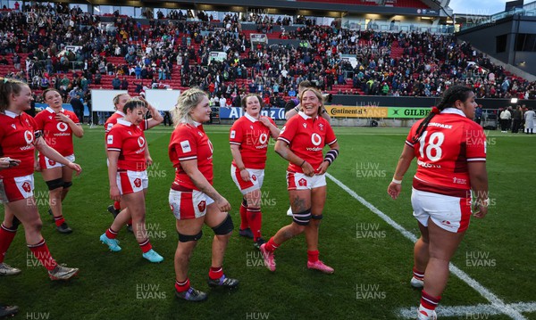 300324 - England v Wales, Guinness Women’s 6 Nations - Wales players at the end of the match