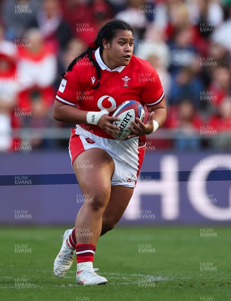 300324 - England v Wales, Guinness Women’s 6 Nations - Sisilia Tuipulotu of Wales