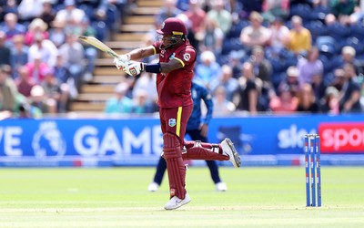 010625 - England v West Indies - 2nd ODI at Sophia Gardens - Keacy Carty of West Indies batting